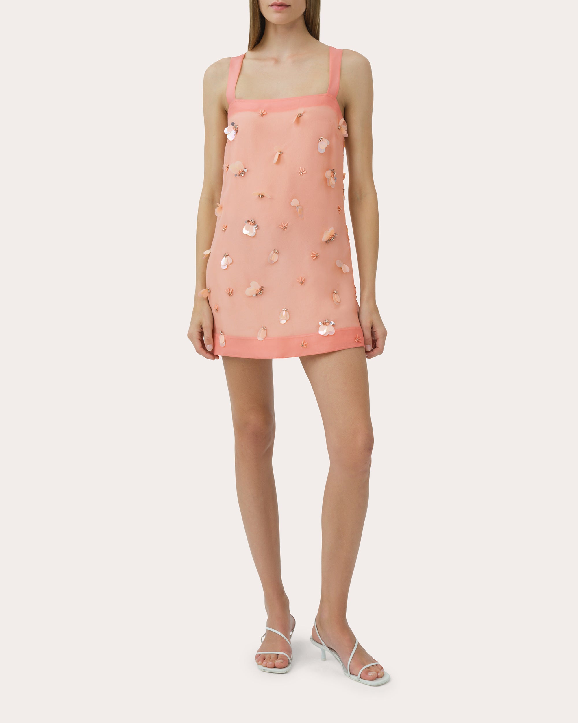 SIMKHAI Sumi Sleeveless Mini Dress in Pink