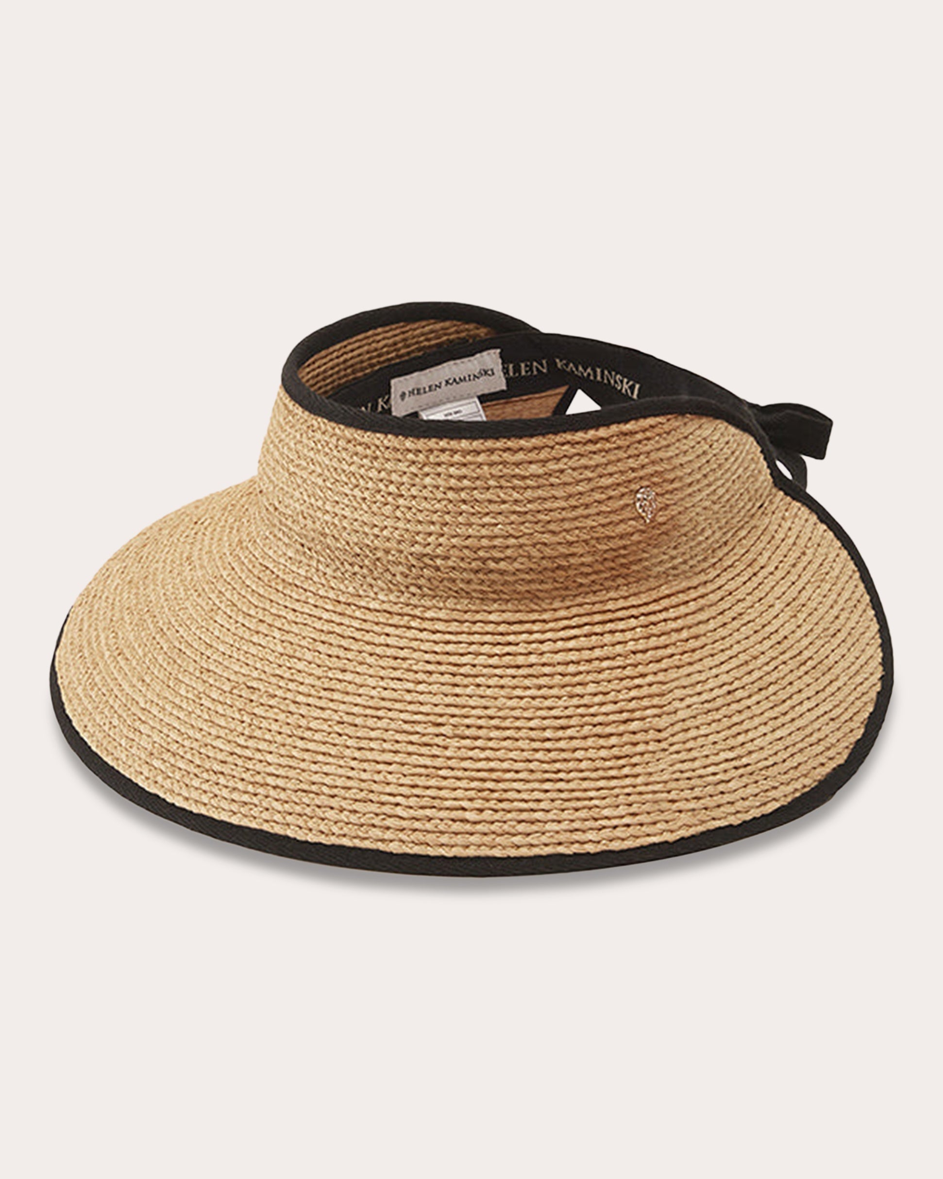 Mita Braided Raffia Visor | Olivela