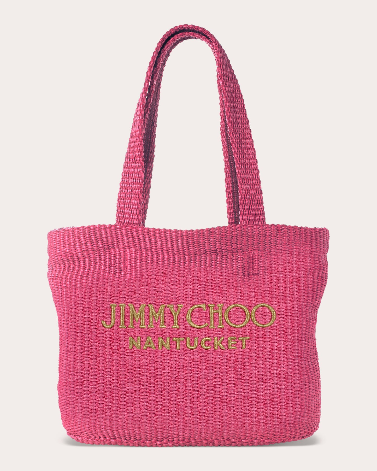 Mini Nantucket Embroidered Raffia Tote | Olivela