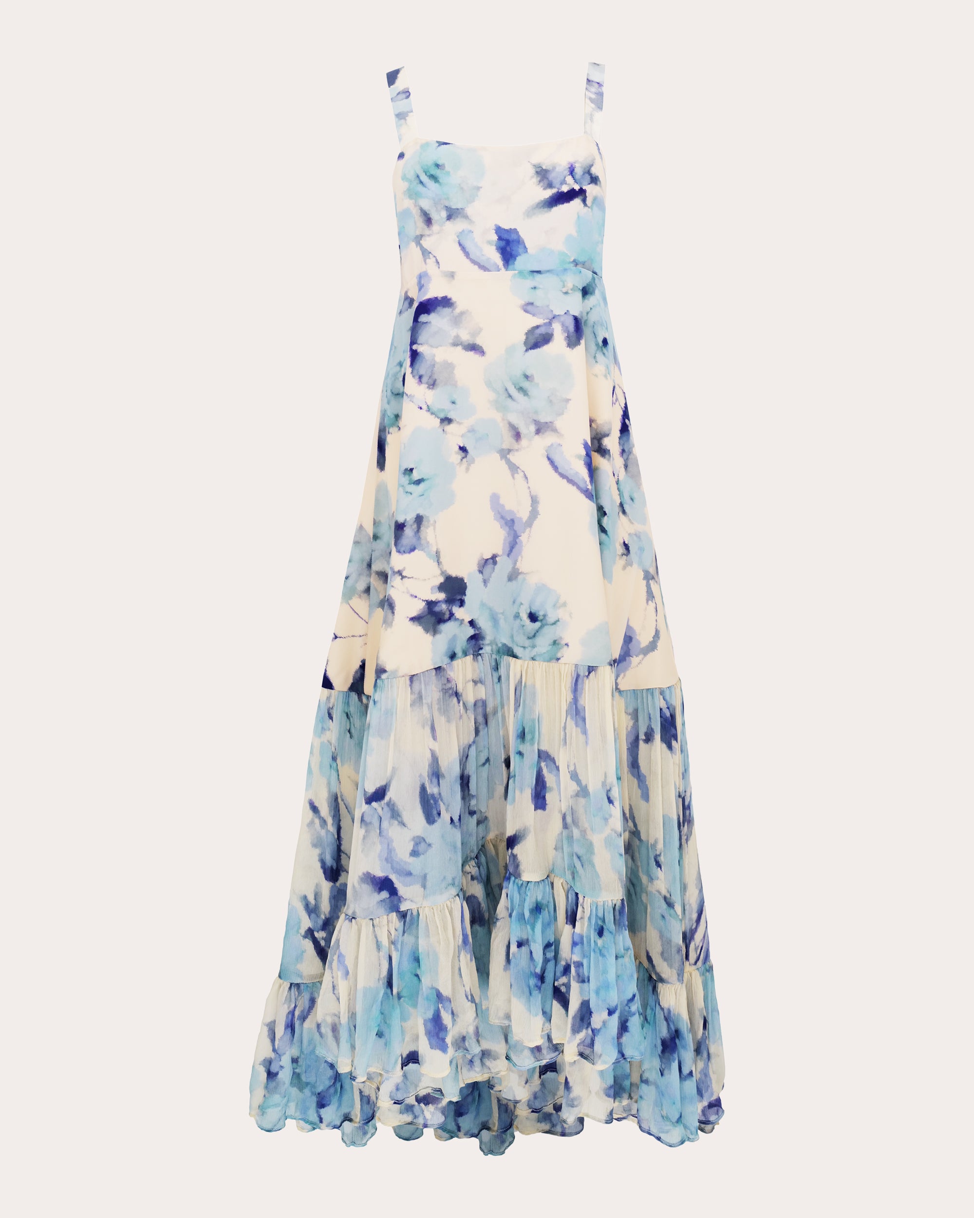 Bellevue Floral Chiffon Midi Dress