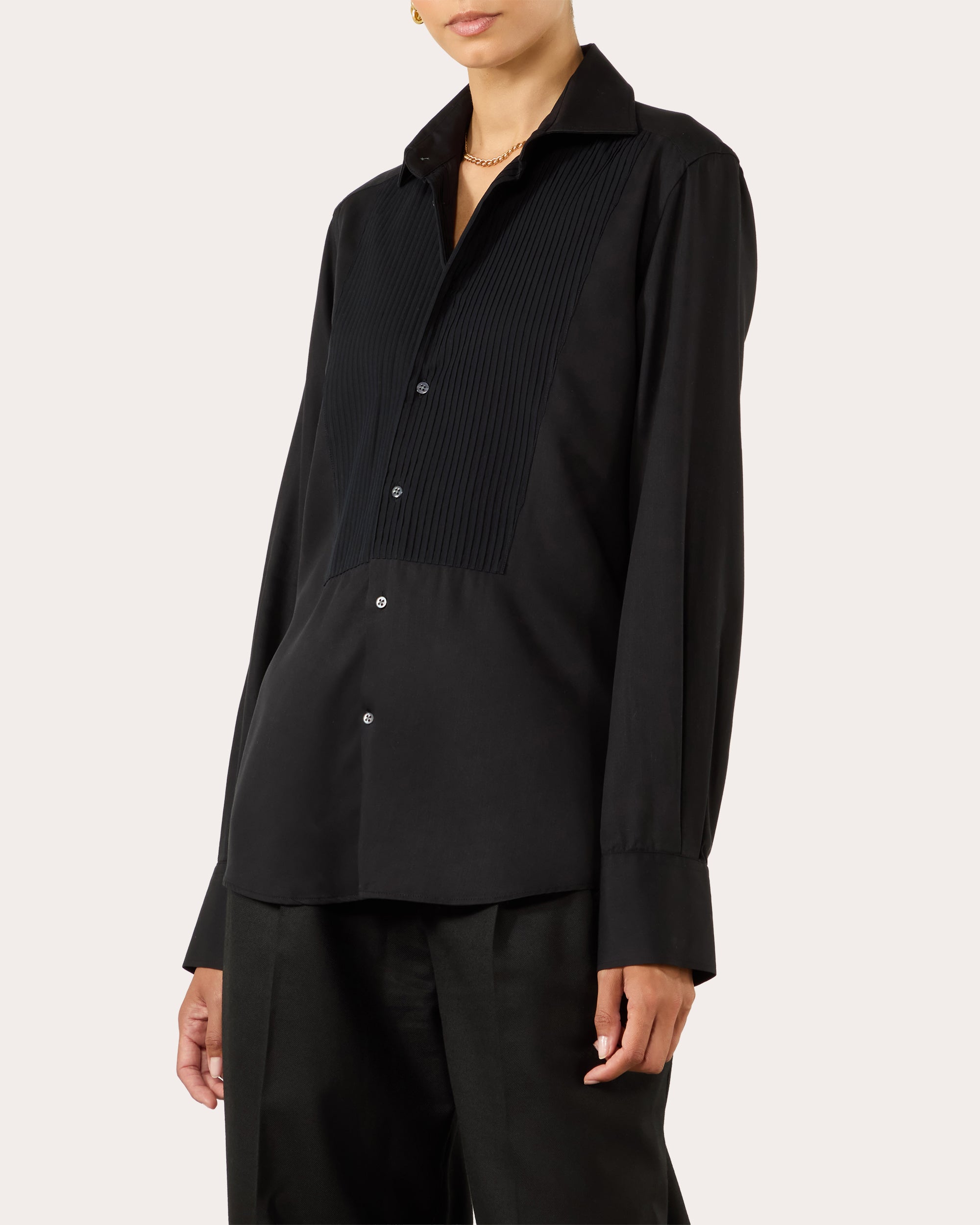 tencel dress shirt Dress Shirt in White Tencel S