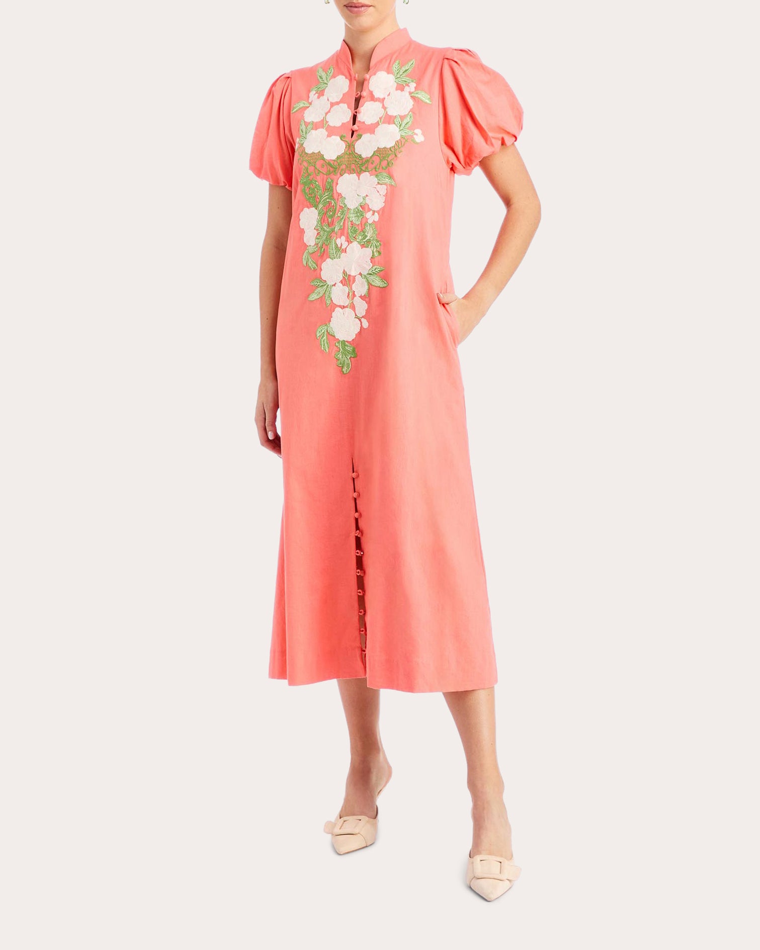 mestiza dresses Mestiza New York | Elliana Barong Midi Dress | XL