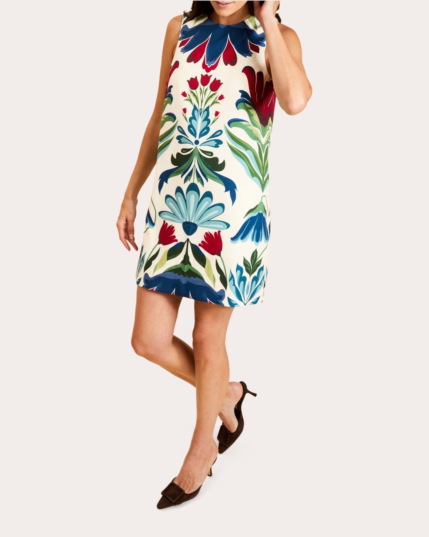 fiona mini dress Shift 8 / Ornamented Espalier Dresses – Sister Organics simply southern apparel Color:Crystal Rose Add a pop of