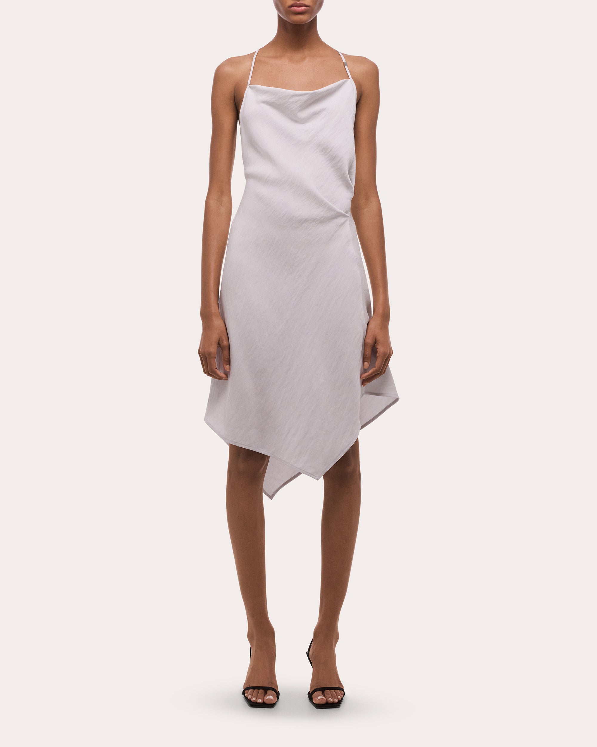 grey handkerchief dress Just Love 401118-GHY-M Summer Dresses/Handkerchief Dress Heathered Grey at Amazon Women's Clothing store
