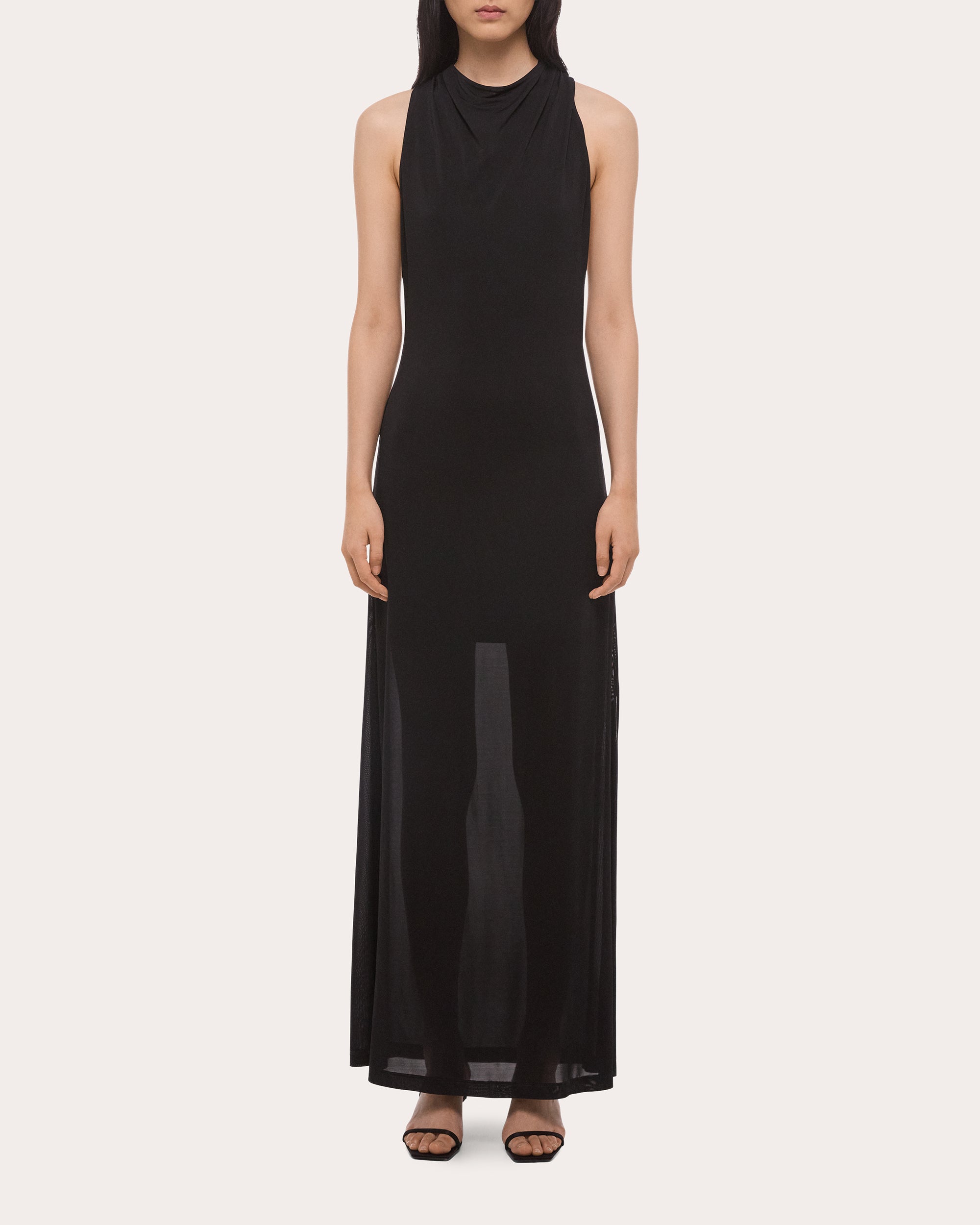Jersey Knotted Halter Maxi Dress | Olivela Jersey Knotted Halter Maxi Dress | Olivela