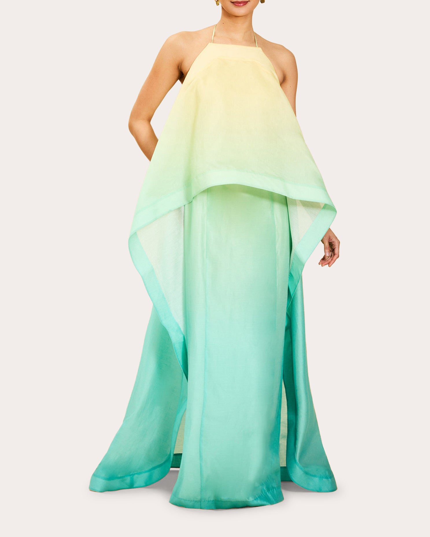mestiza dresses Galena Tea Length Dress L / La Botanica Blue Sail Away Mini Dress in Beach Bazaar features a scalloped neckline Torero Gown in Blue &