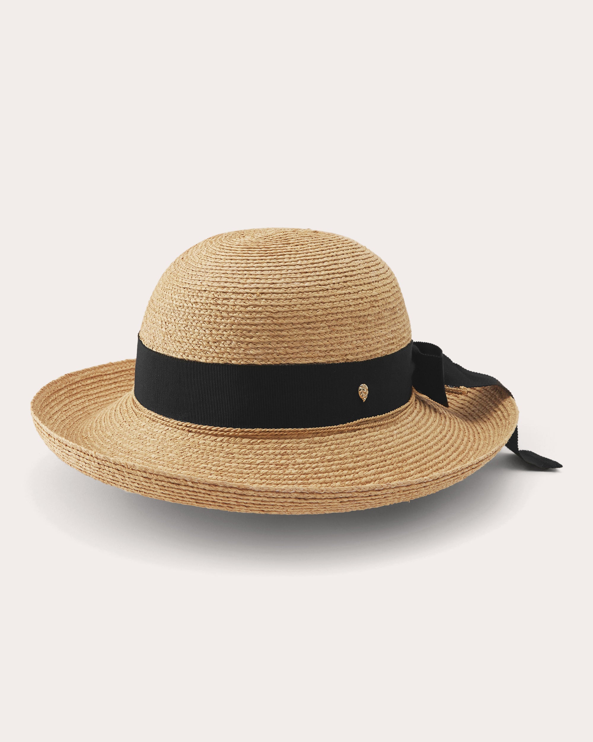 Helen Kaminski Wide Brim Straw Sun Hat Helen Kaminski Australia Natural Raffia Straw Brim Hat Silk  main image 2