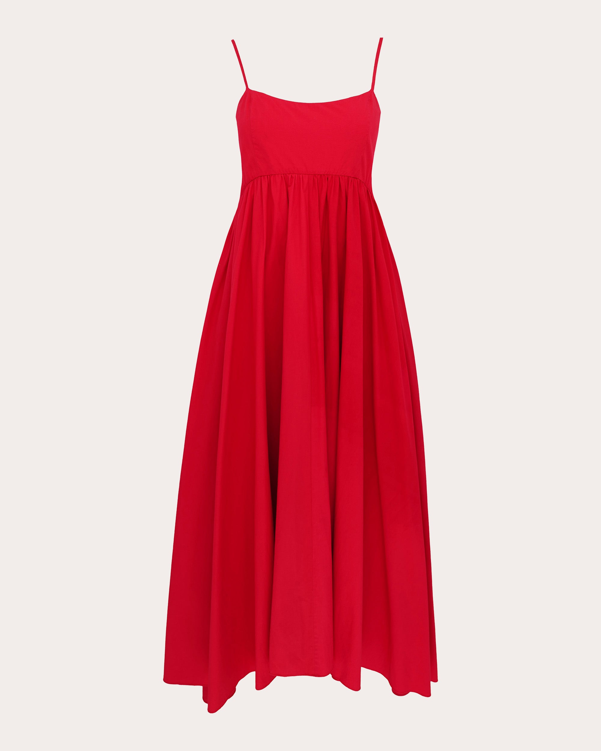 Rachel Poplin Midi Dress