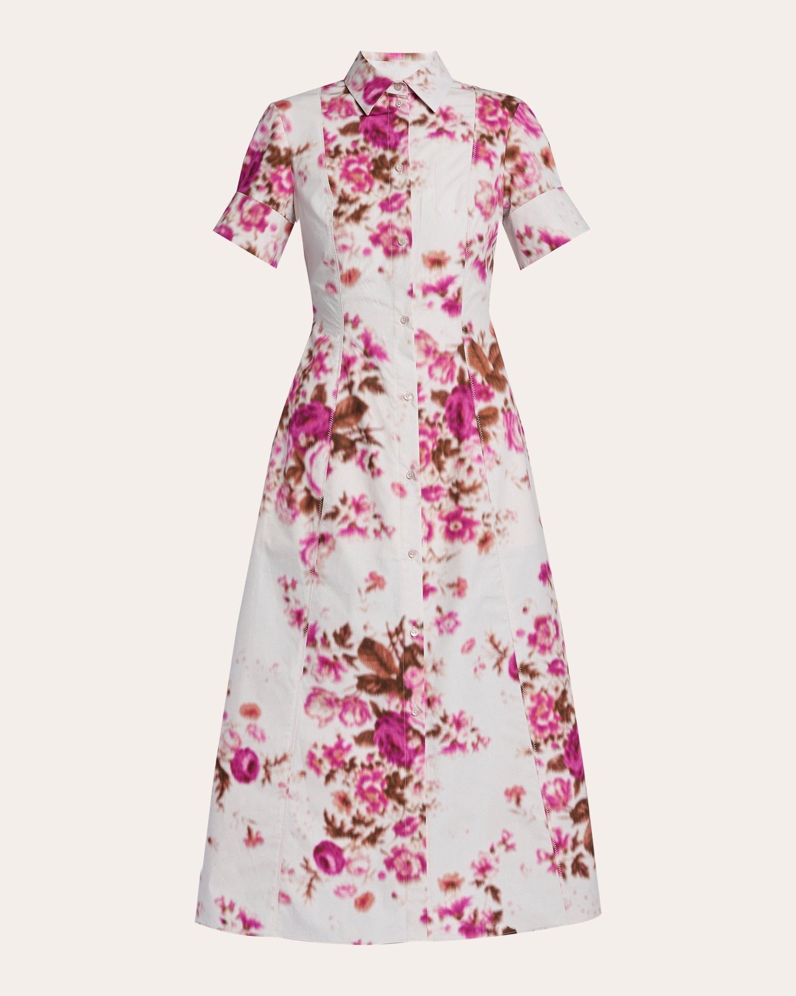 floral midi shirt dress for women Buy Love & Roses Ivory Geo Petite Printed Belted Midi Shirt Dress from Next USA