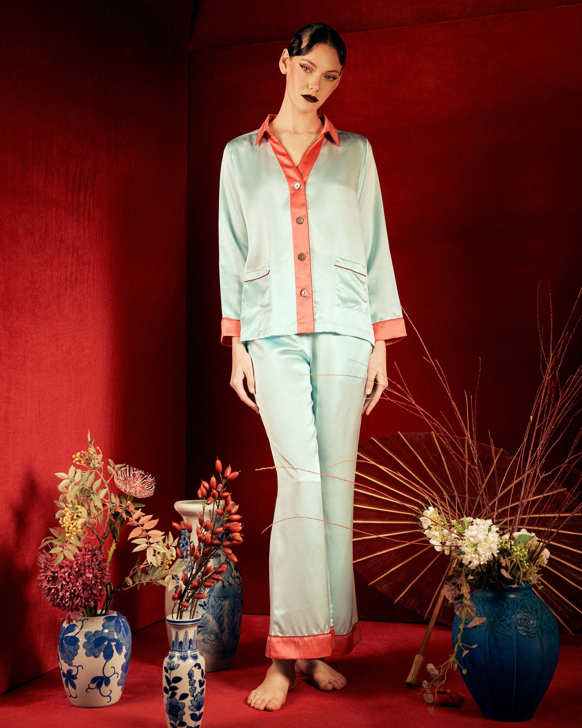 Tokyo Silk Pajama Set