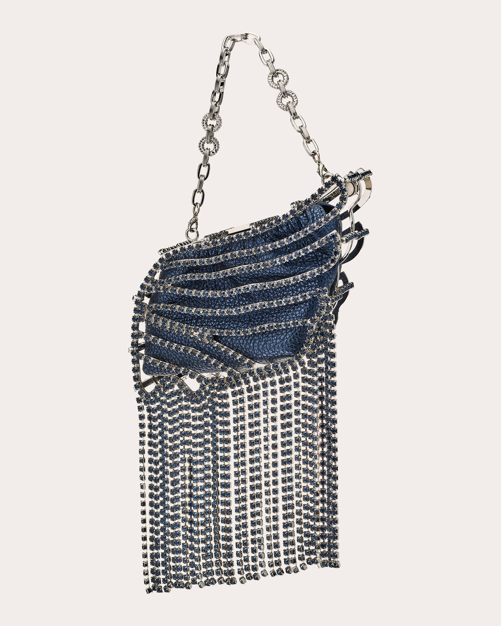 Al Tair Fringed Crystal-Embellished Tote