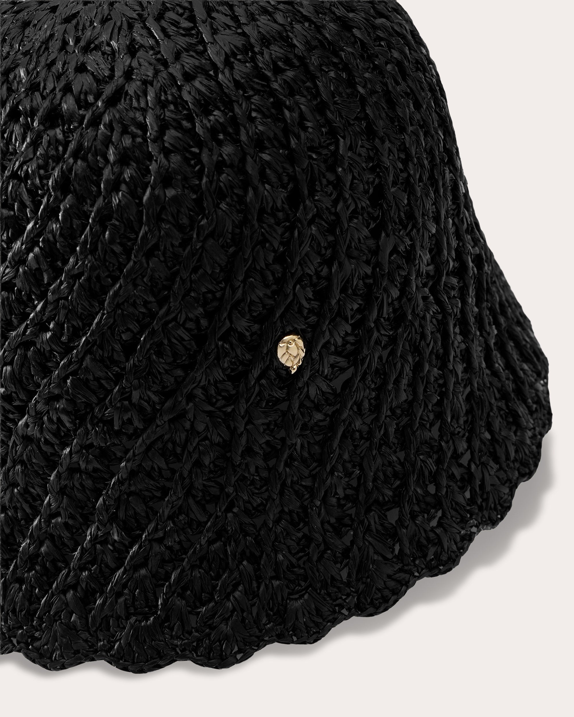 Rio Crocheted Raffia Cloche | Olivela