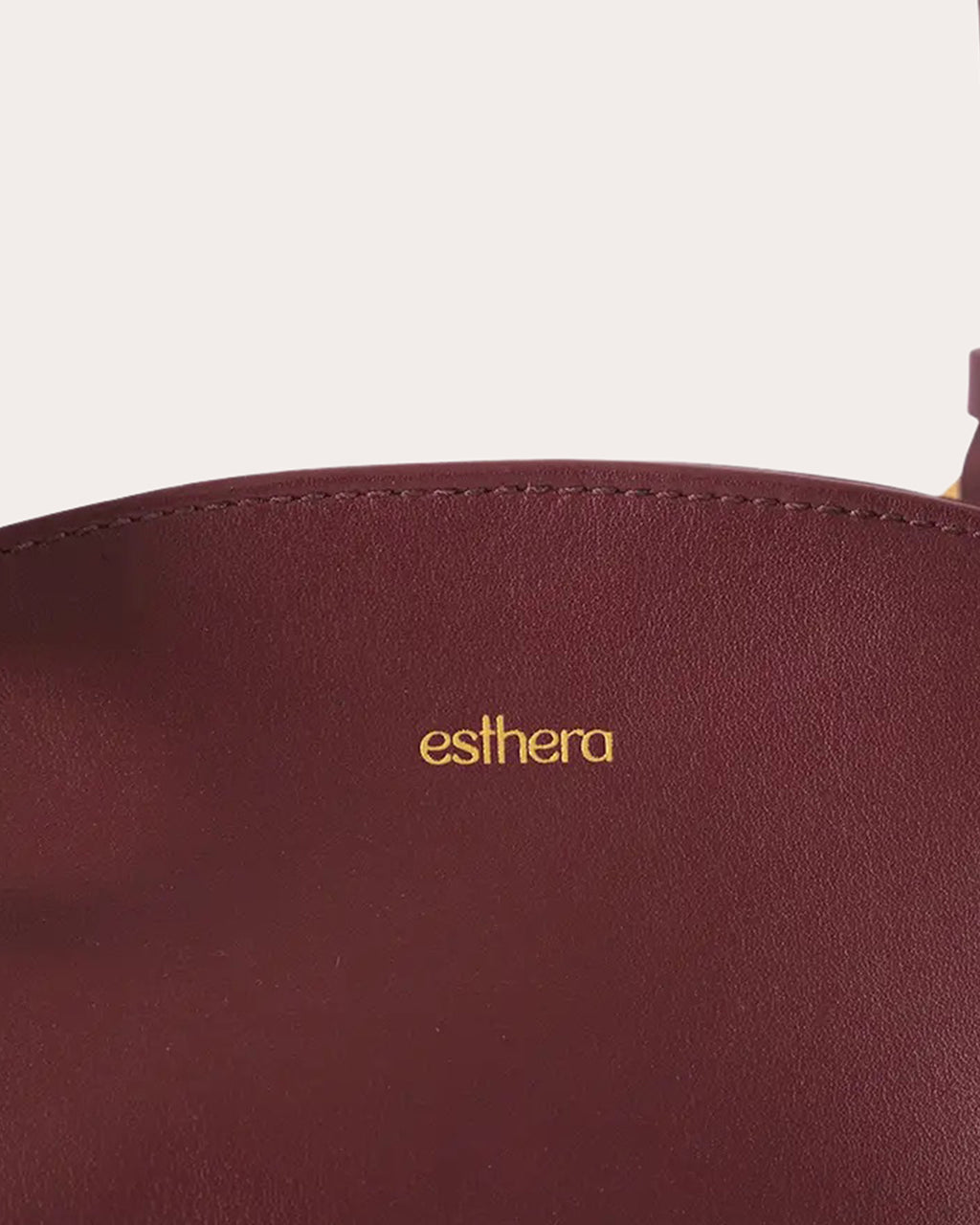 07:07PM Leather Baguette Bag