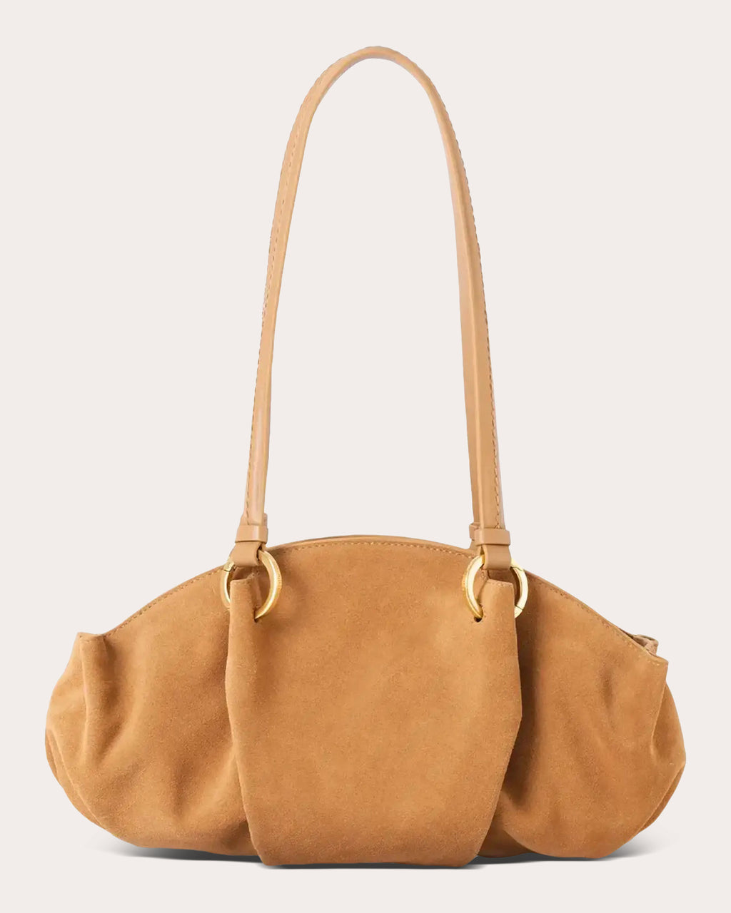 07:07PM Suede Baguette Bag
