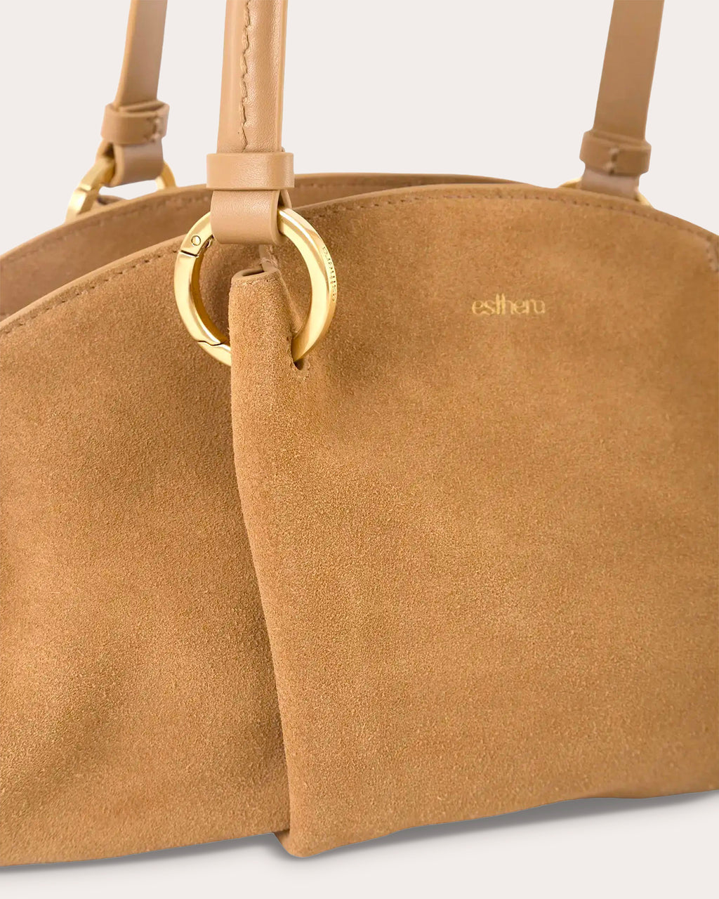 07:07PM Suede Baguette Bag