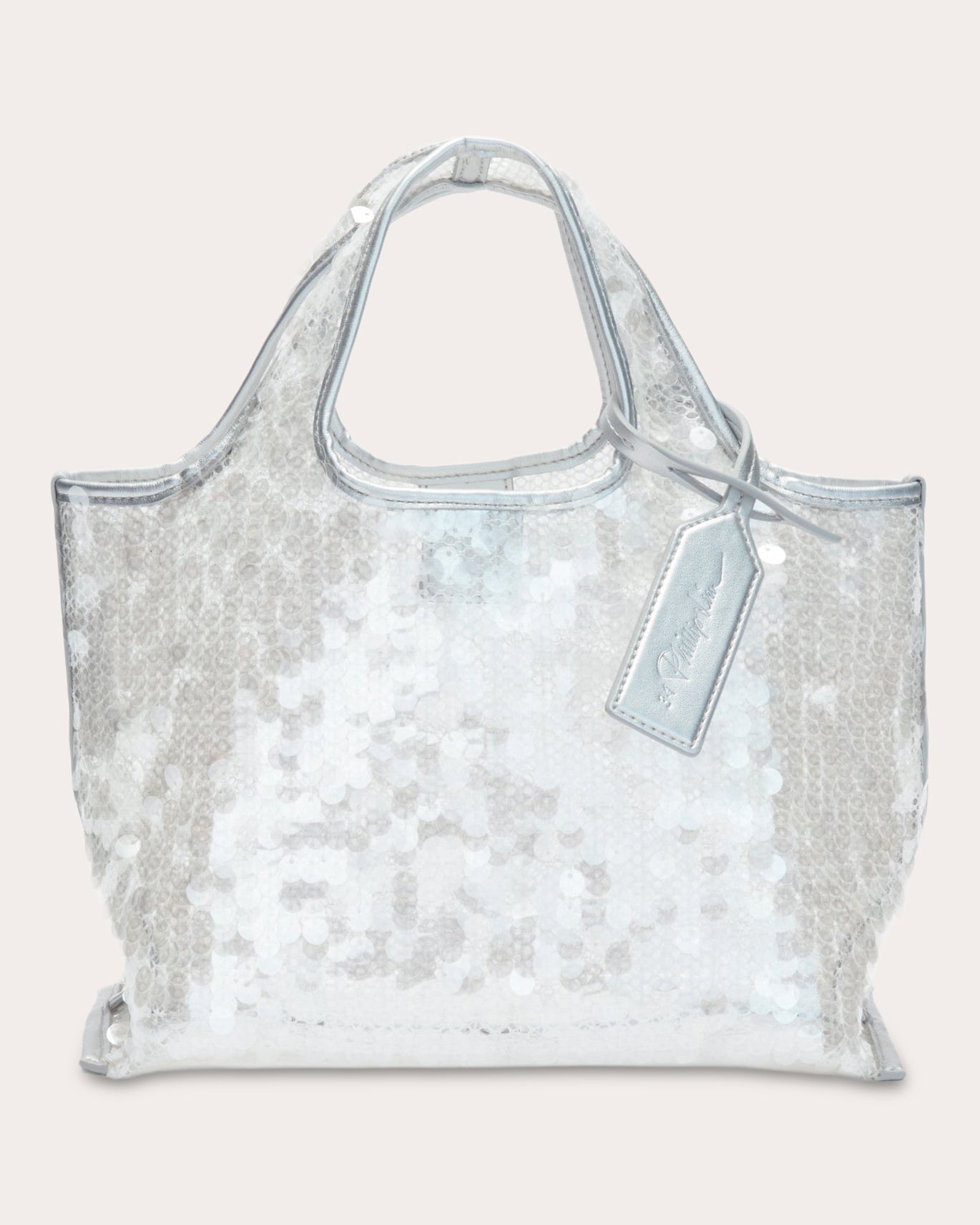 Sequin Mesh Mini Market Tote
