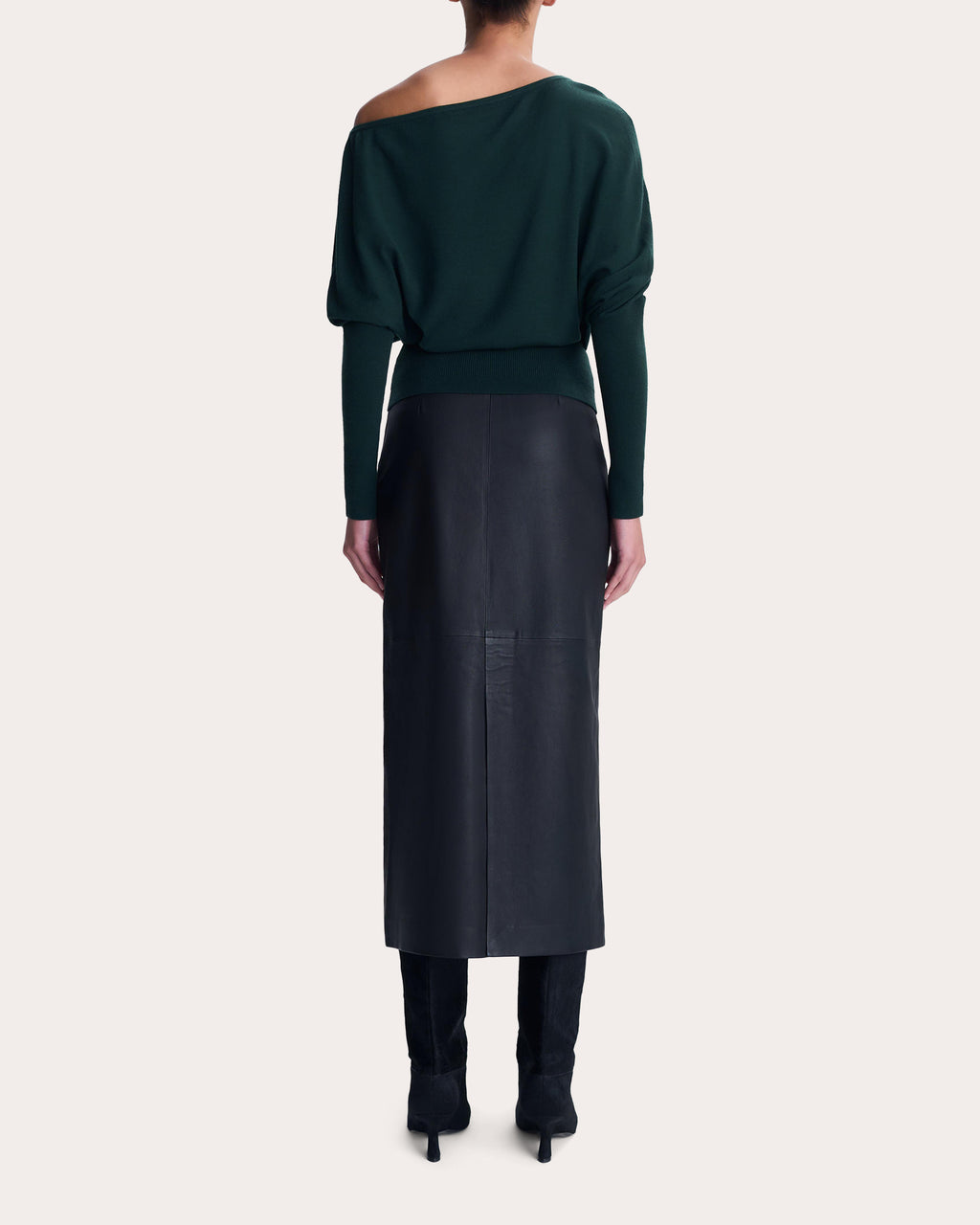 Lavina Knit Draped Asymmetric Sweater