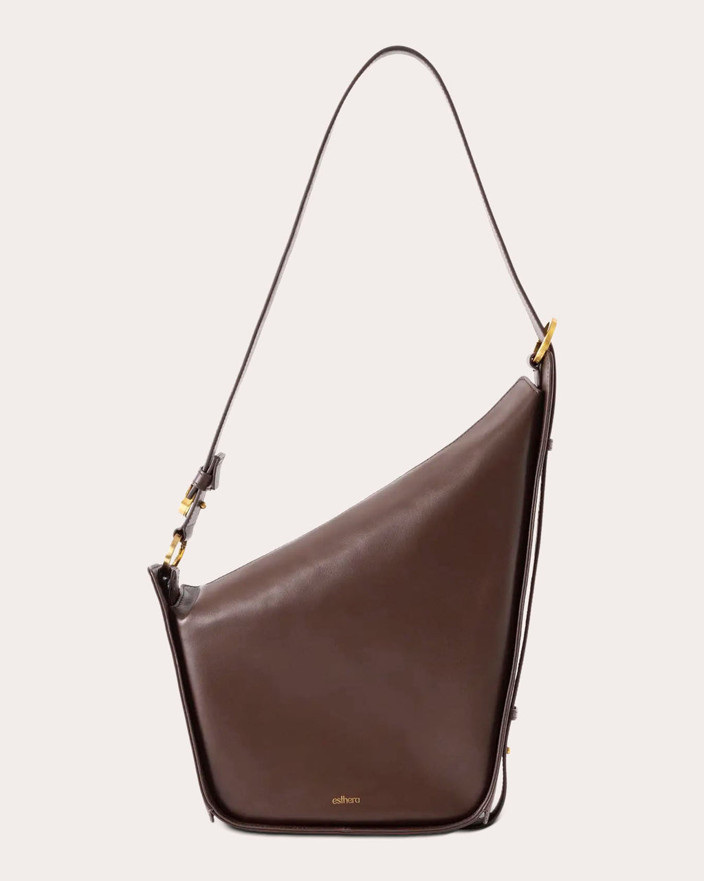 10AM Belted Strap Leather Bag