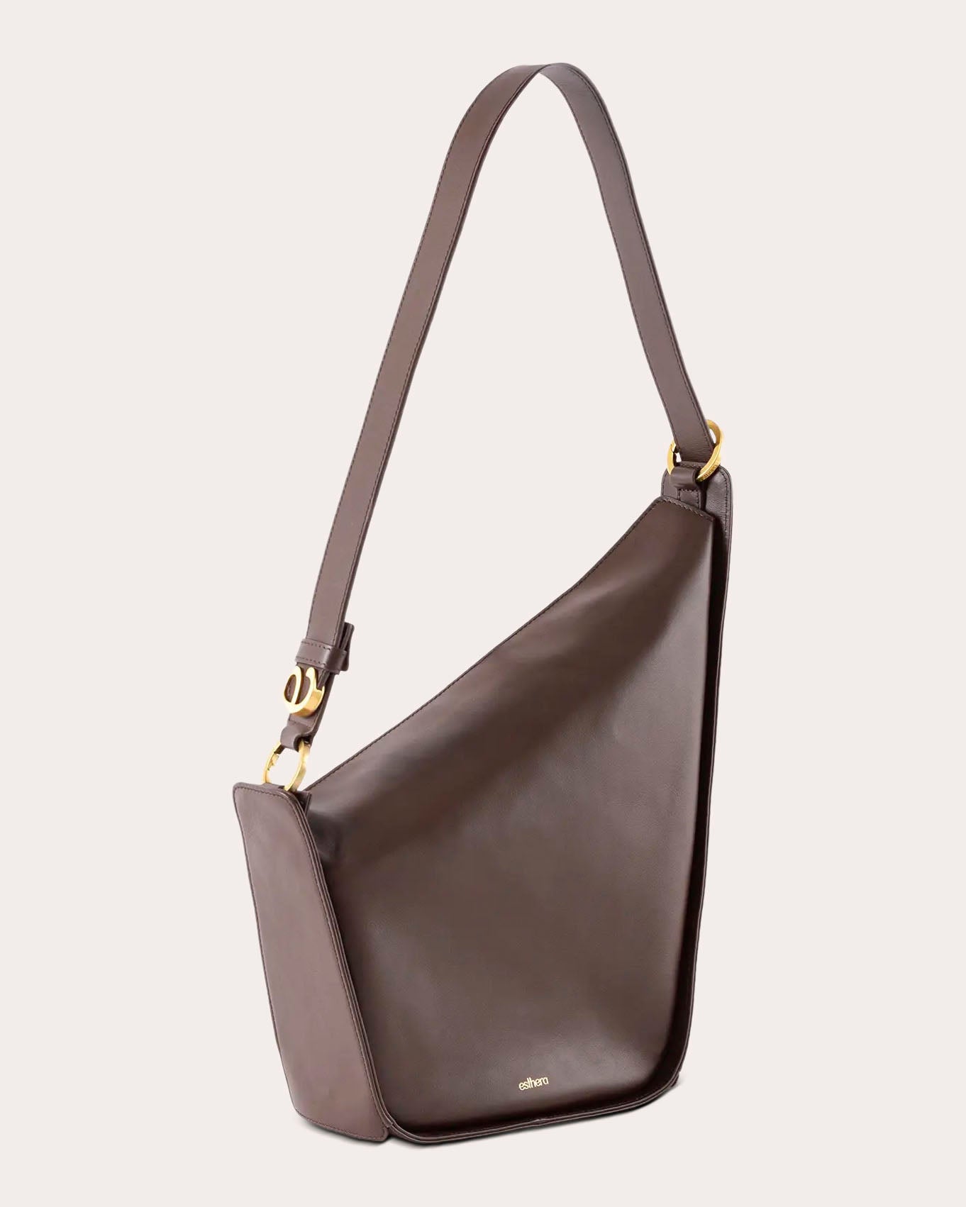 10AM Belted Strap Leather Bag