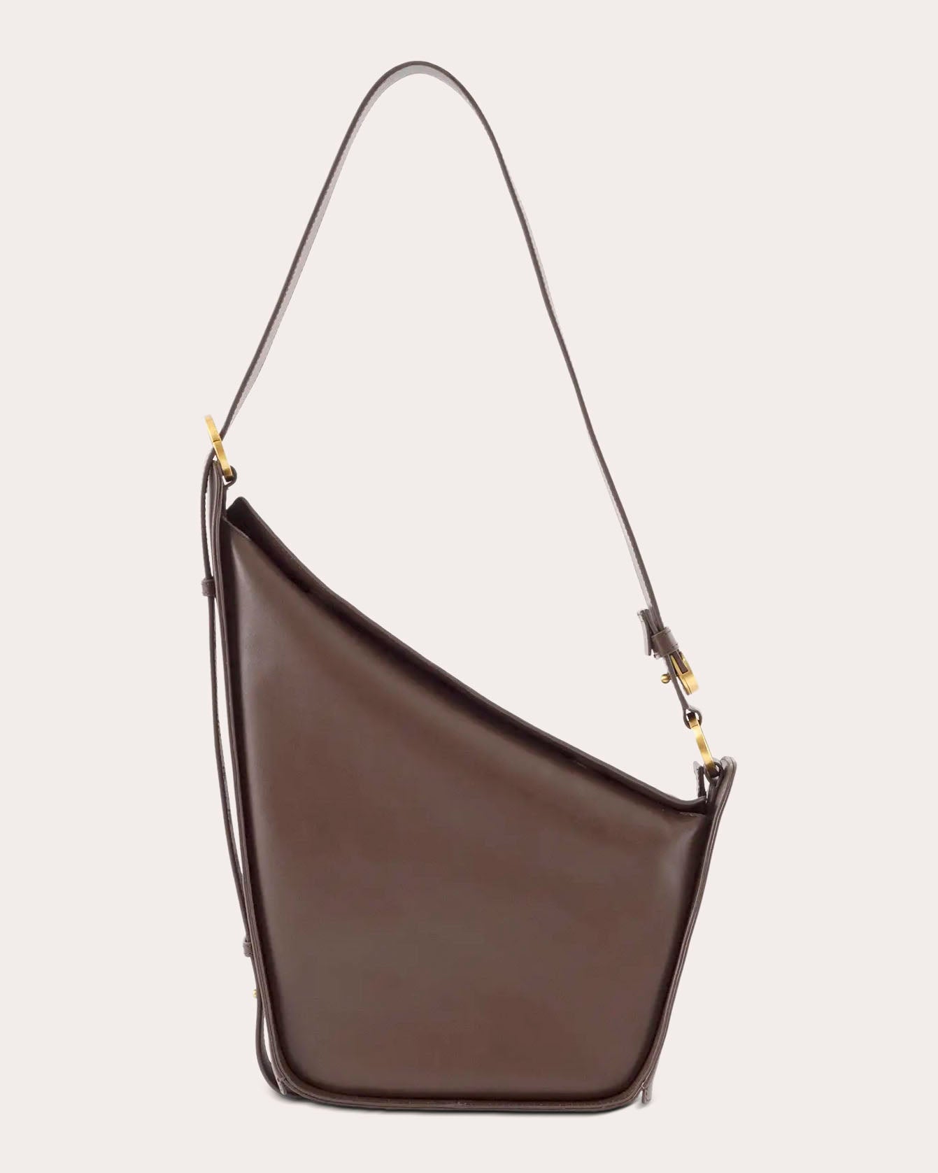 10AM Belted Strap Leather Bag