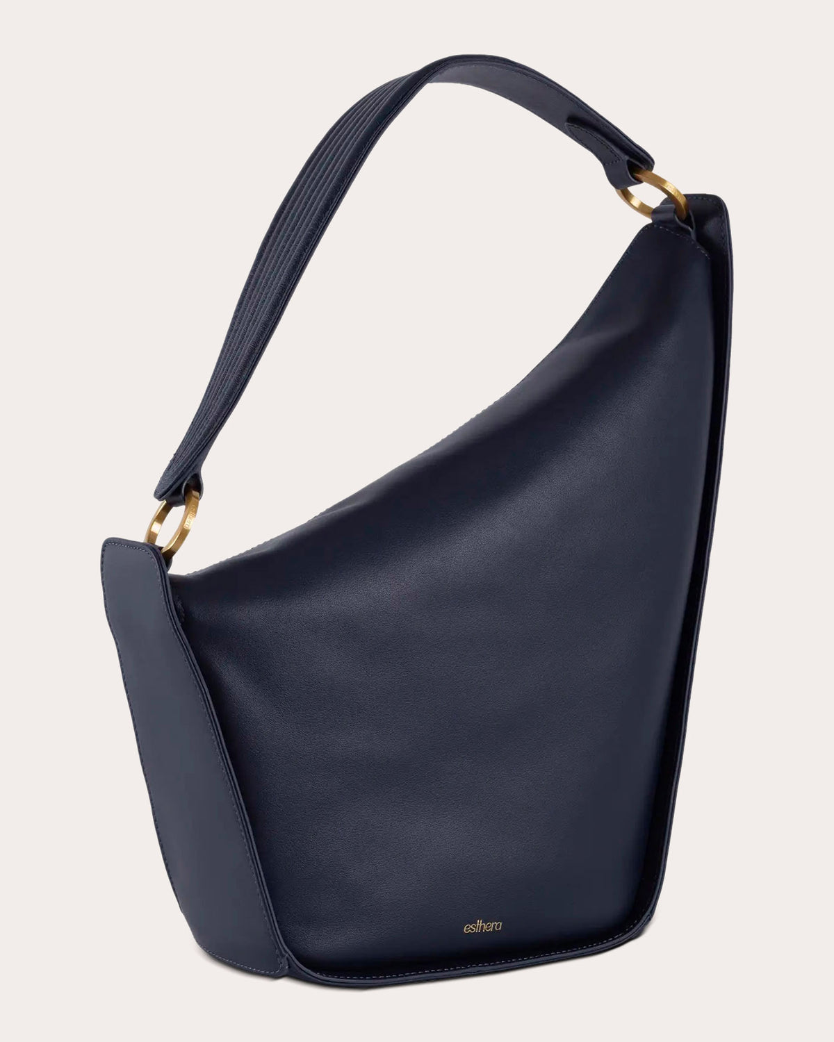 10AM Asymmetric Leather Shoulder Bag
