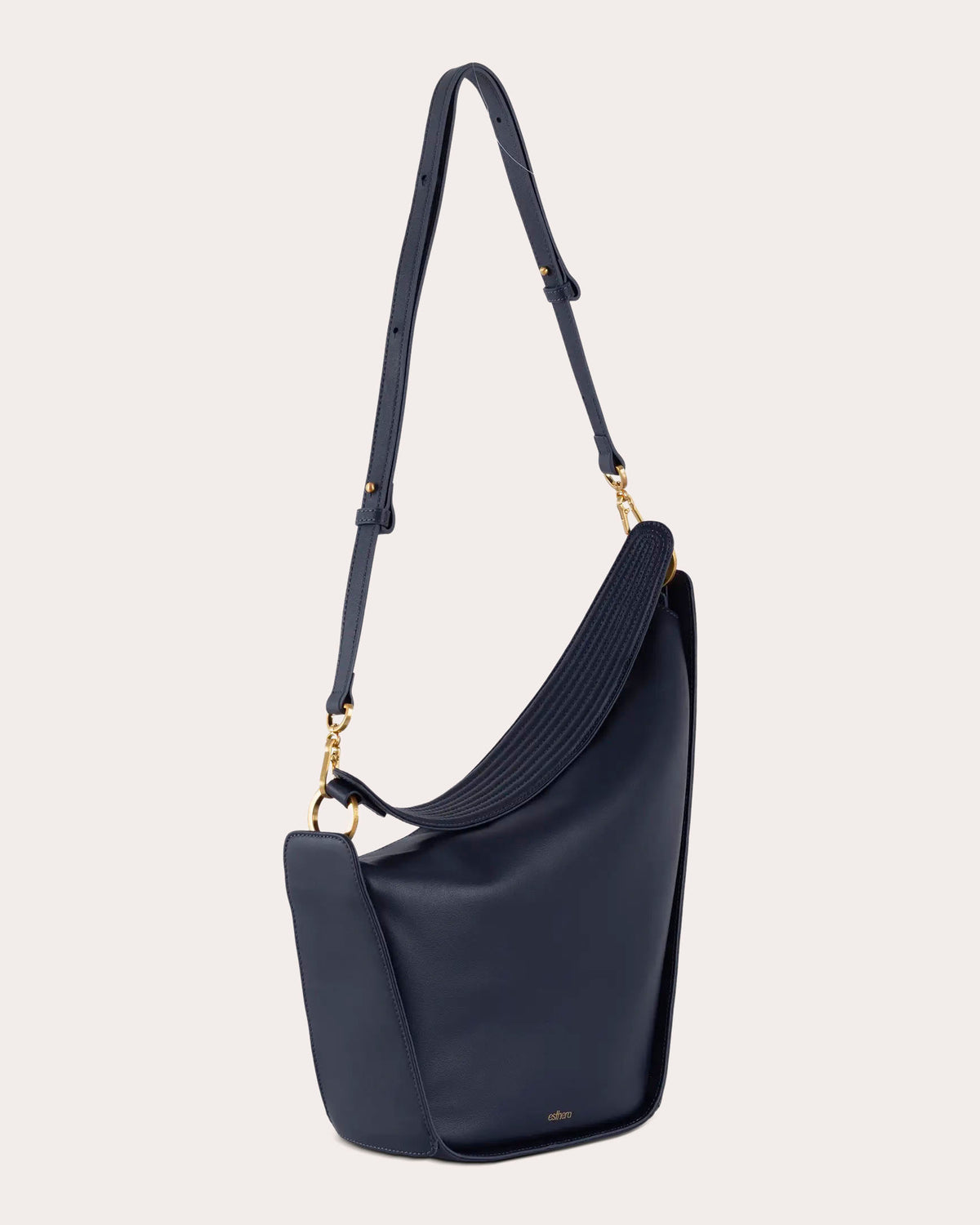 10AM Asymmetric Leather Shoulder Bag