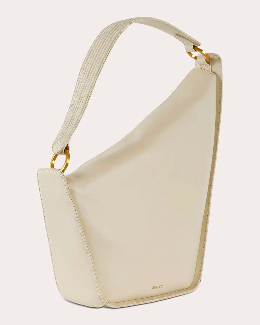 10AM Asymmetric Leather Shoulder Bag
