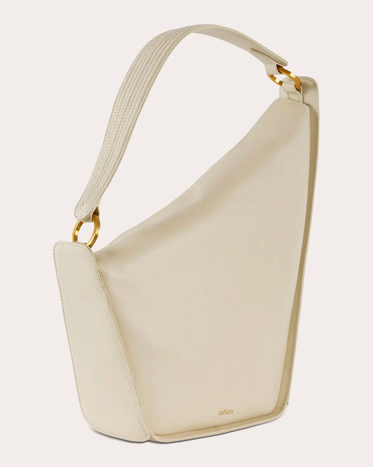 10AM Asymmetric Leather Shoulder Bag