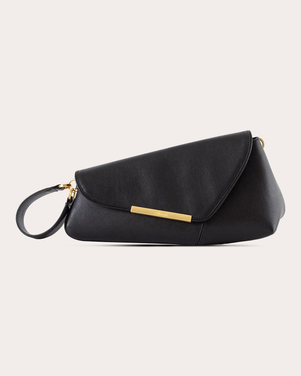 11PM Asymmetric Leather Shoulder Bag