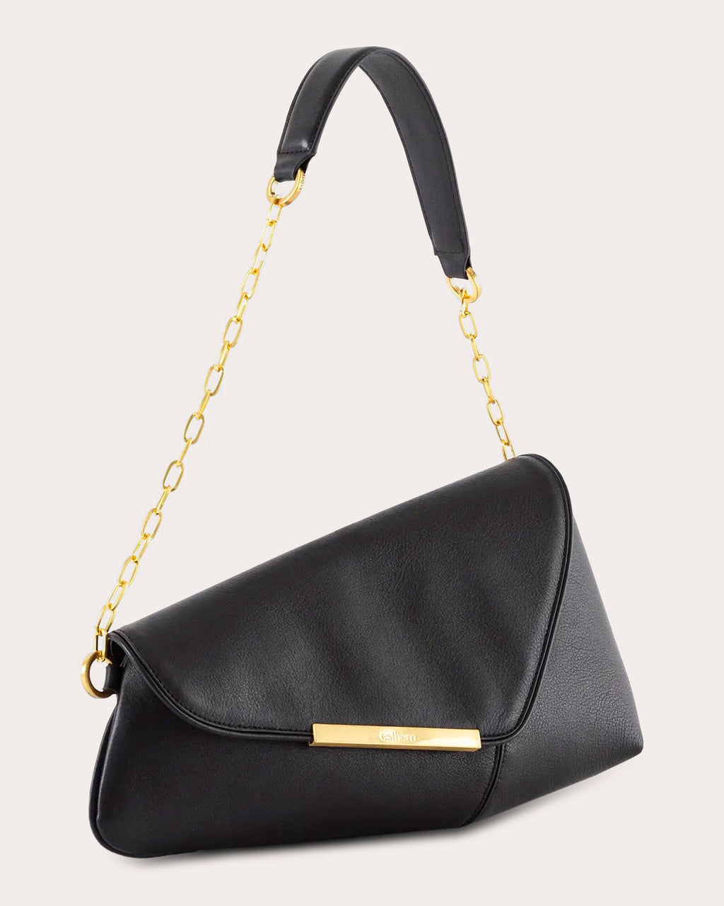 11PM Asymmetric Leather Shoulder Bag