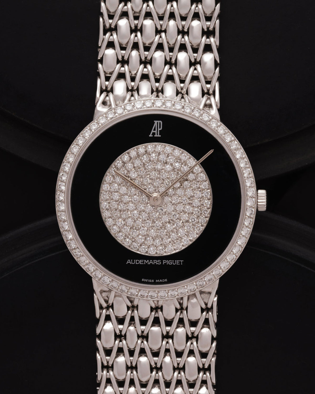 Vintage Audemars Piguet Dress Onyx Bracelet Watch