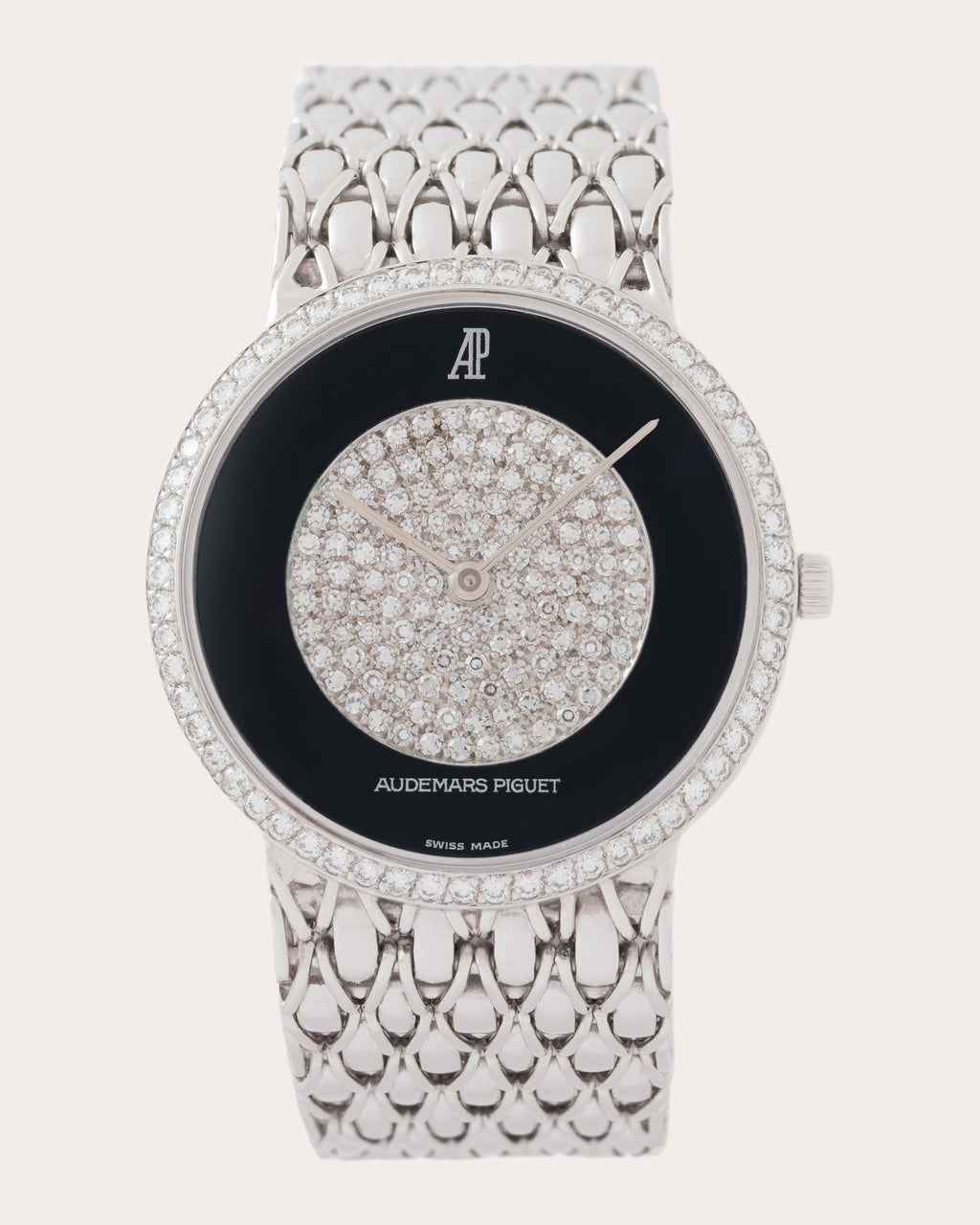 Vintage Audemars Piguet Dress Onyx Bracelet Watch