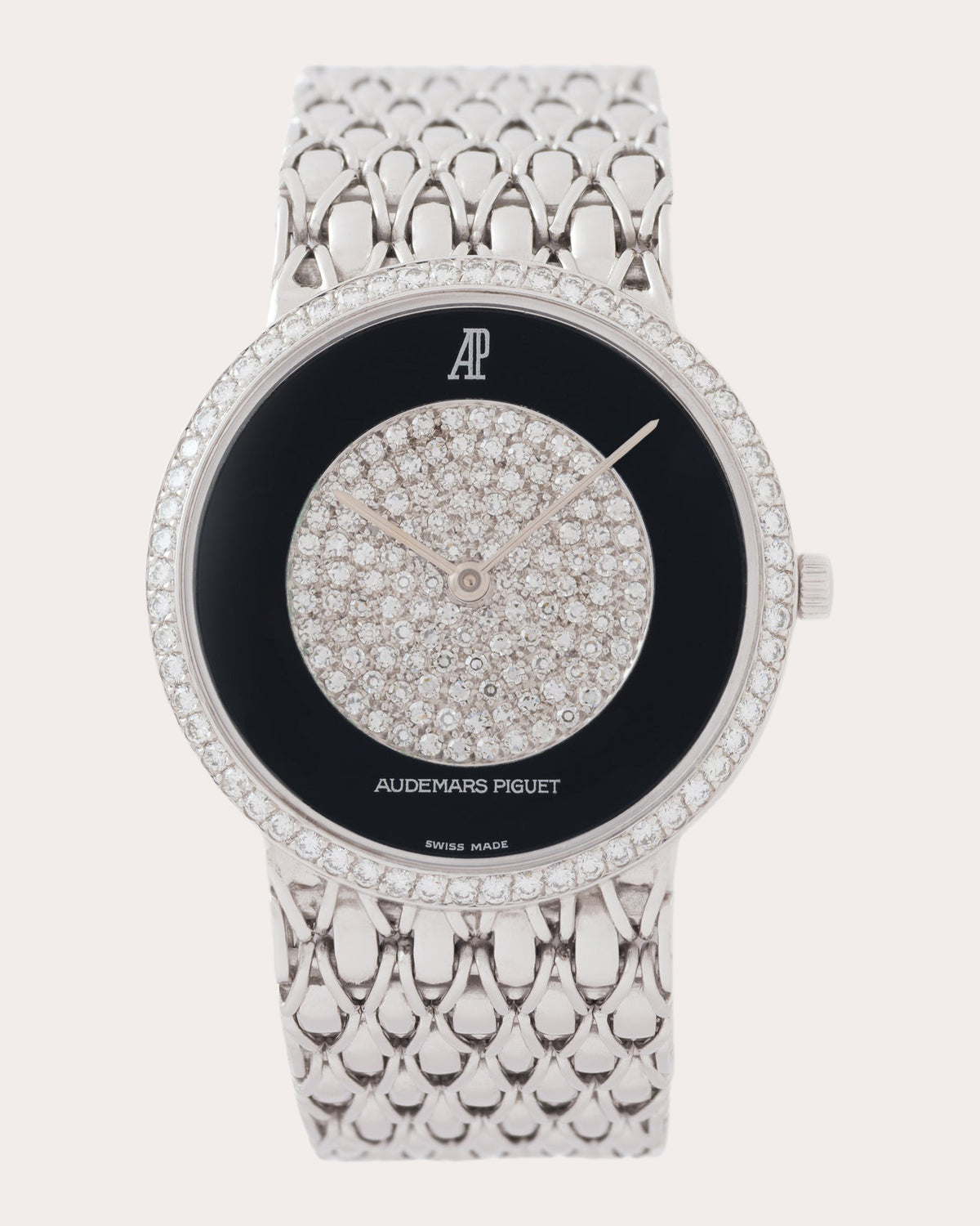Vintage Audemars Piguet Dress Onyx Bracelet Watch