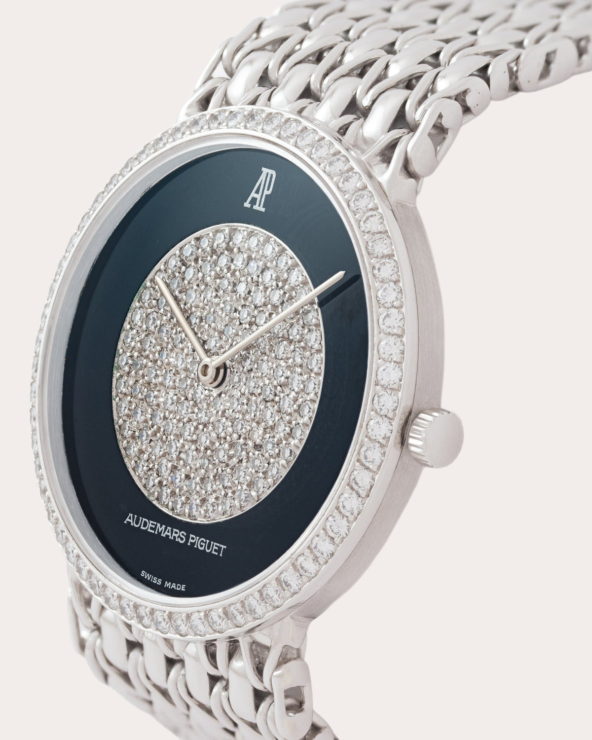 Vintage Audemars Piguet Dress Onyx Bracelet Watch