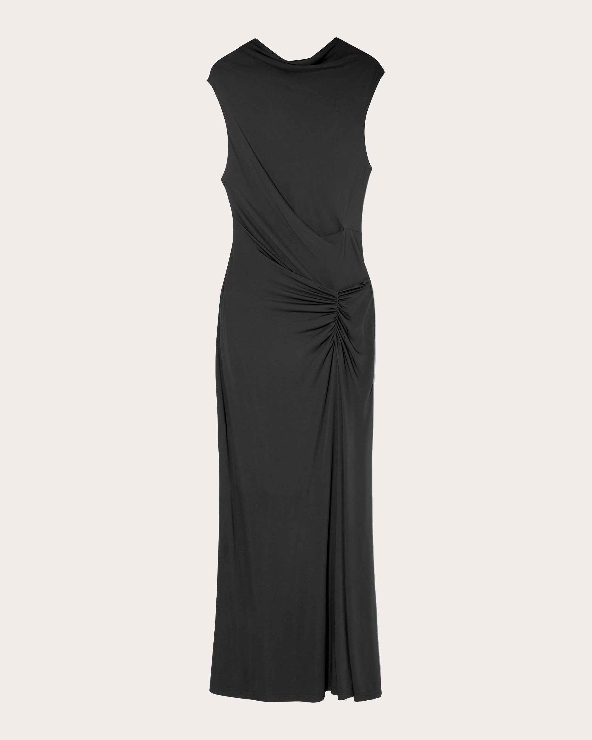 Acacia Jersey Draped Maxi Dress