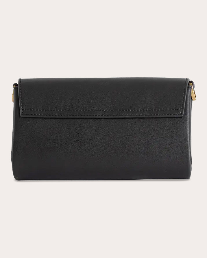 12AM Leather Baguette Bag