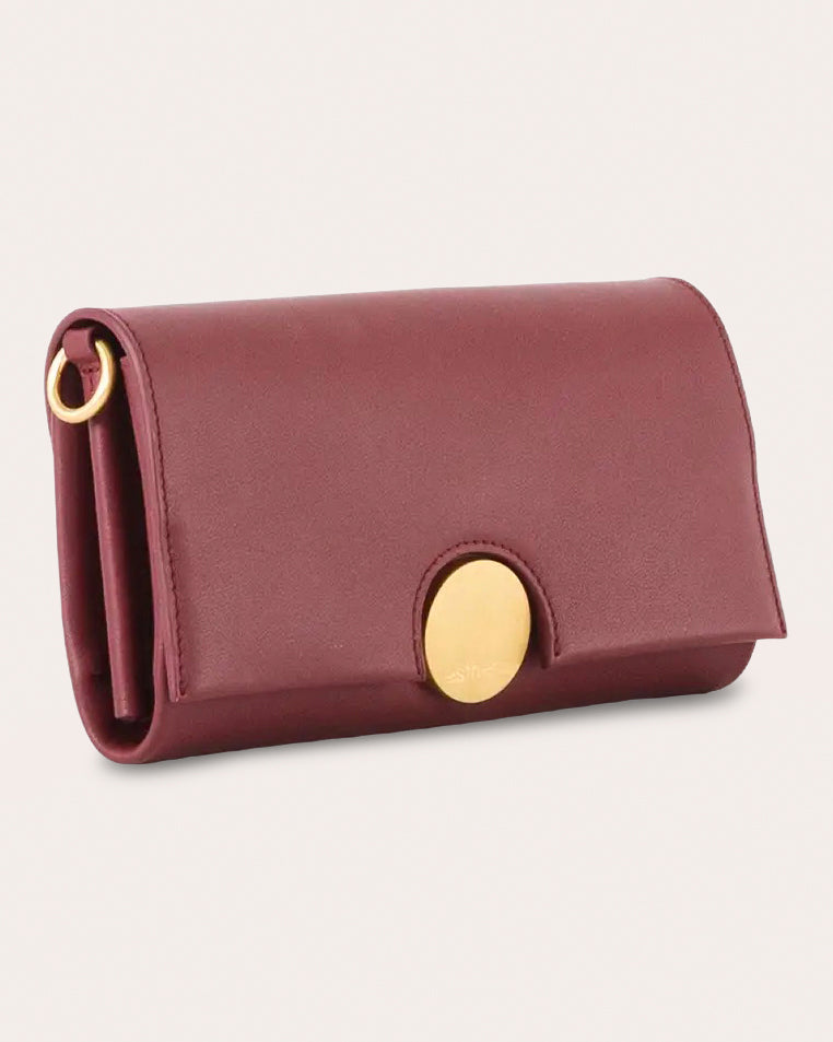 12AM Leather Baguette Bag