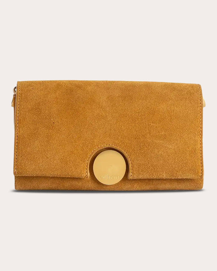 12AM Suede Baguette Bag