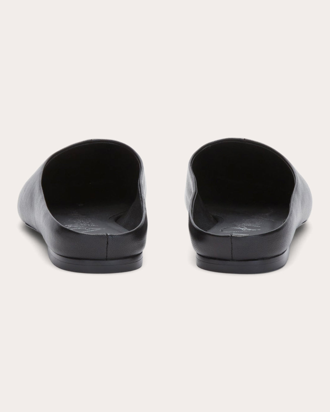 ID Leather Flat Mule