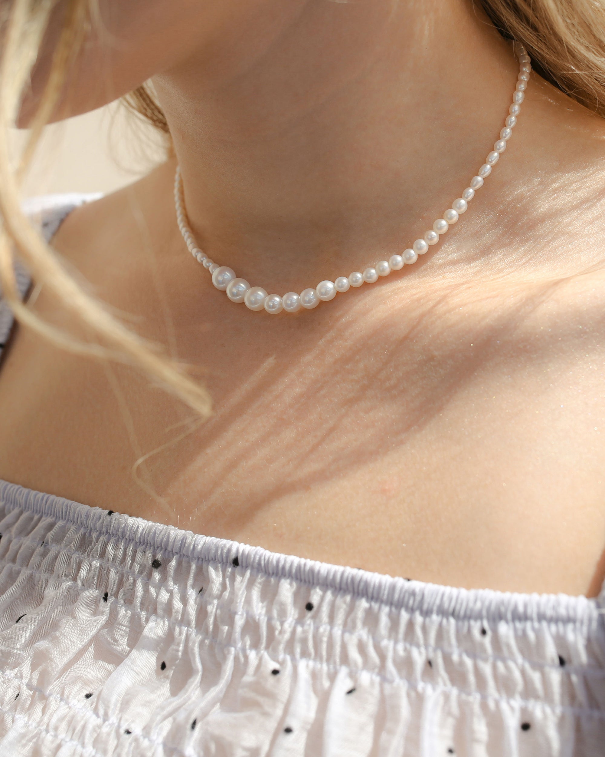 Freshwater Pearl Gradual Necklace