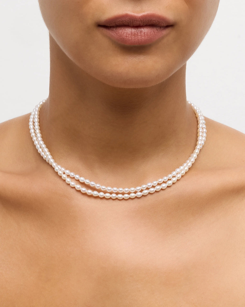Freshwater Pearl Double Strand Necklace