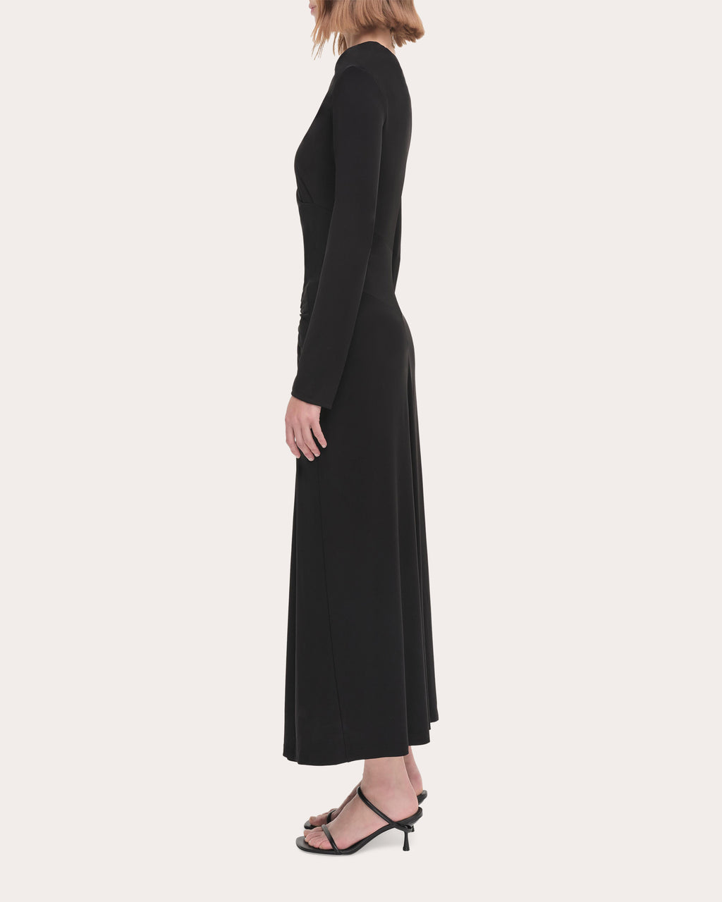 Ferrera Draped Jersey Midi Dress