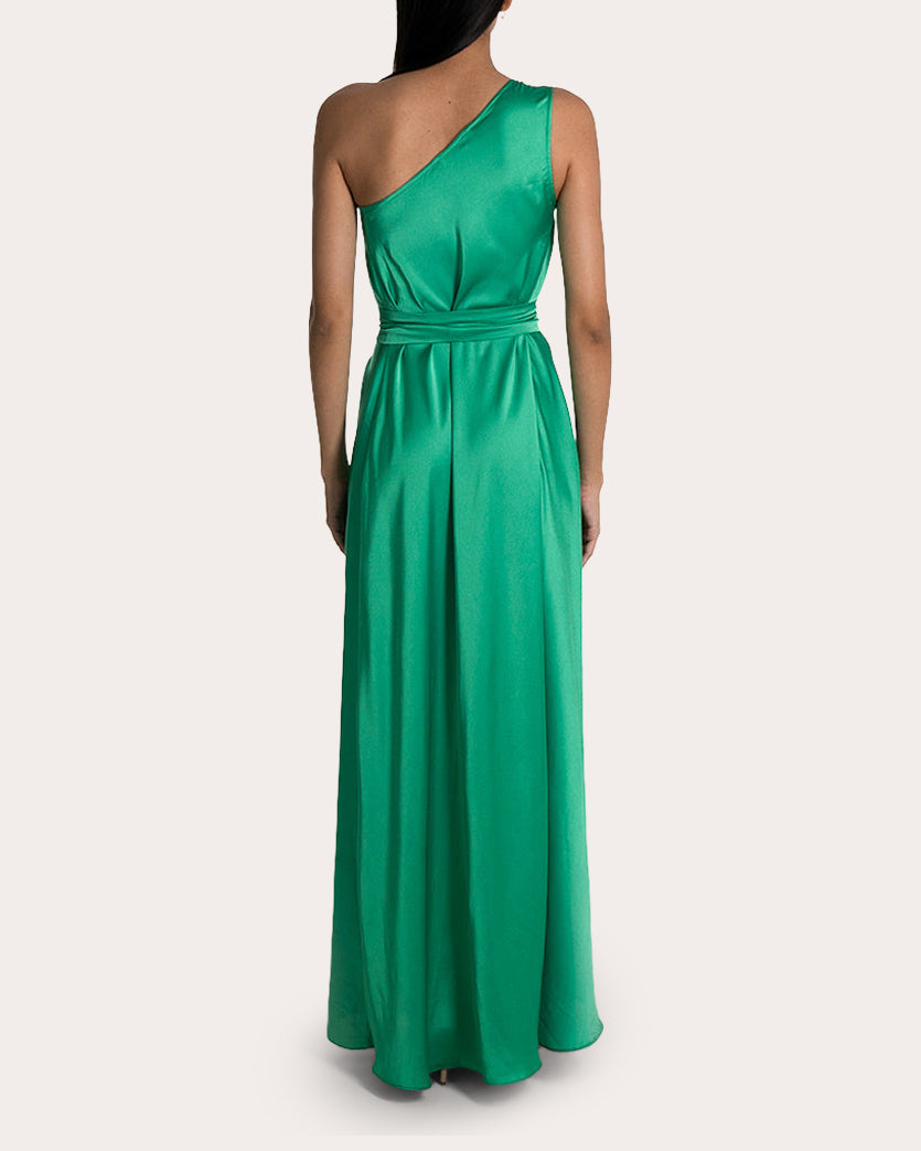 Mari Knotted Silk Blend Gown