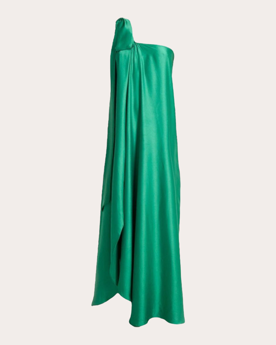 Mari Knotted Silk Blend Gown