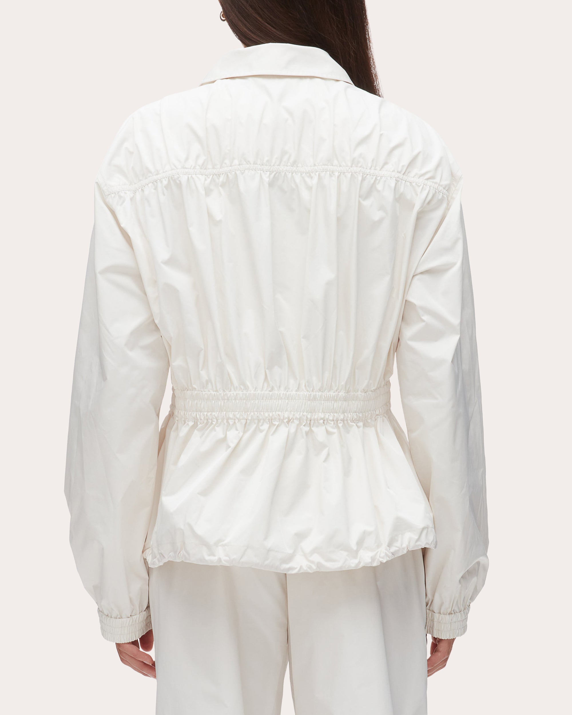 Ripstop Shirred Drawstring Jacket