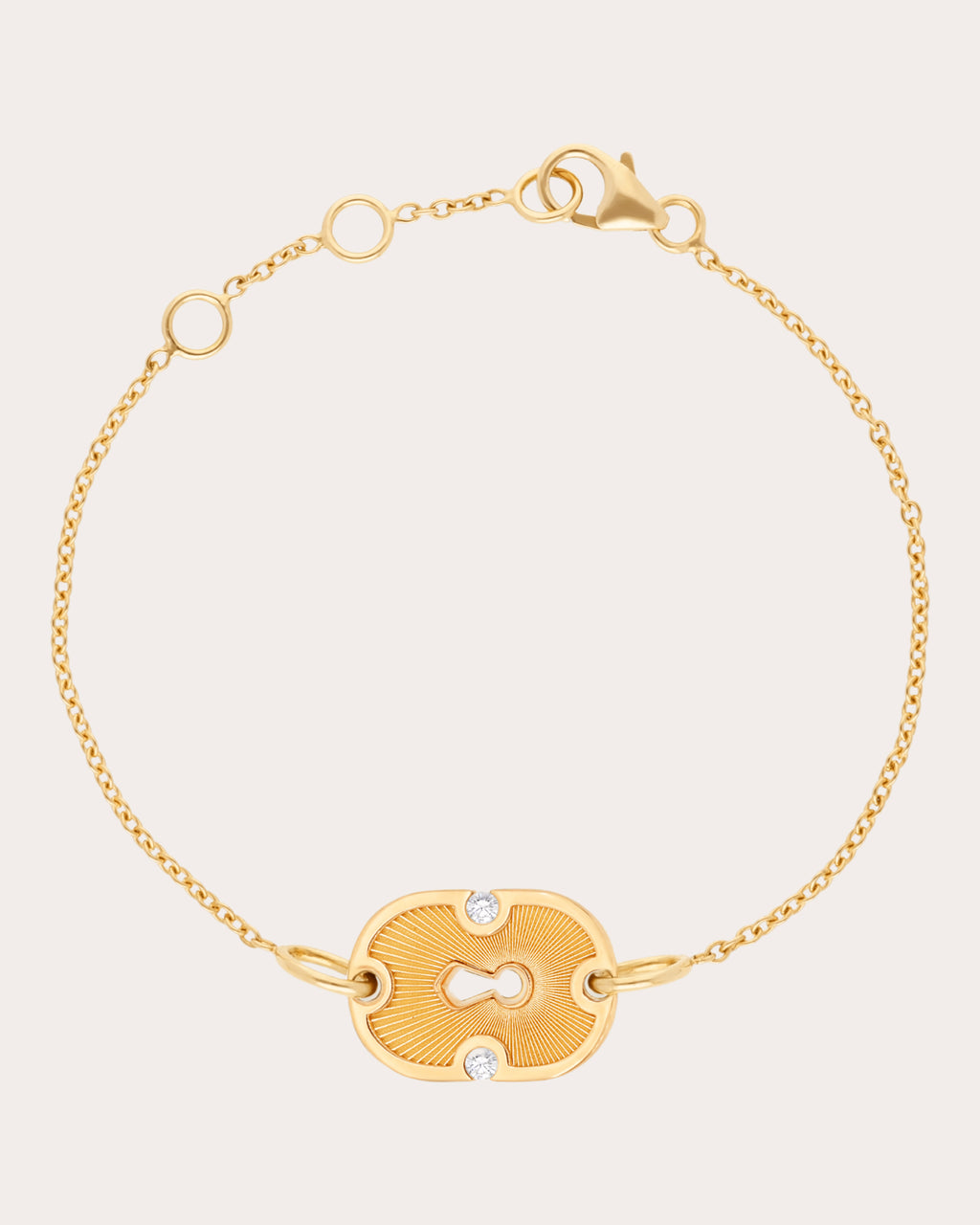 Diamond & 18k Gold Unlock Bracelet