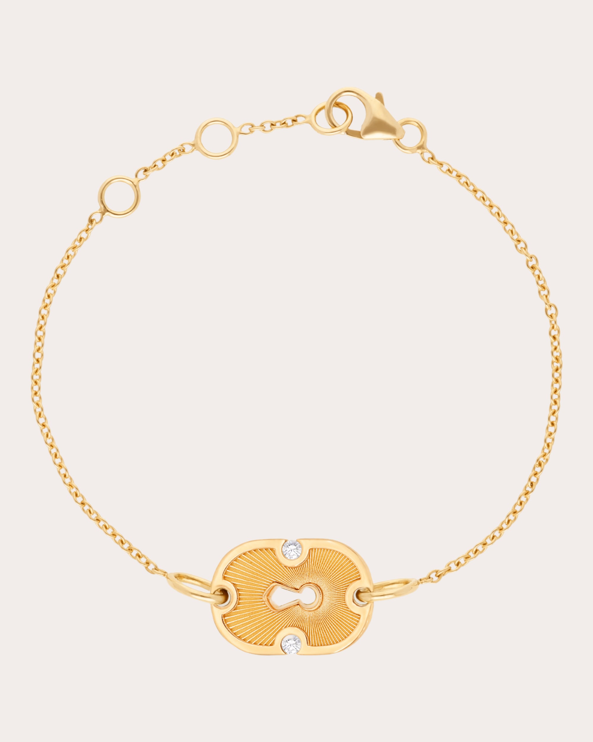 Diamond & 18k Gold Unlock Bracelet