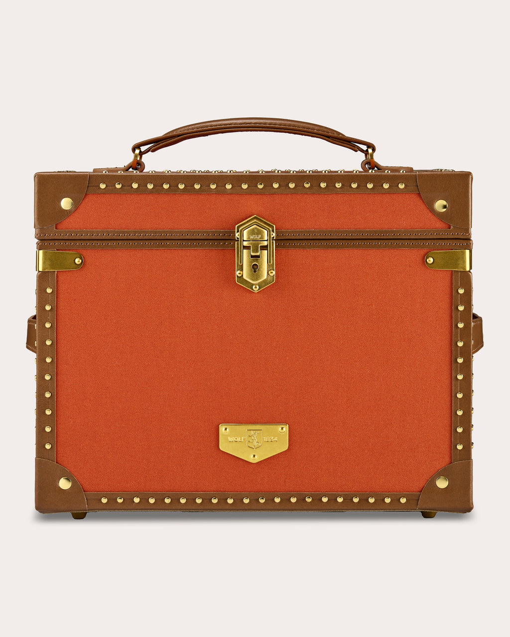 Ida Trunk Canvas Jewelry Box