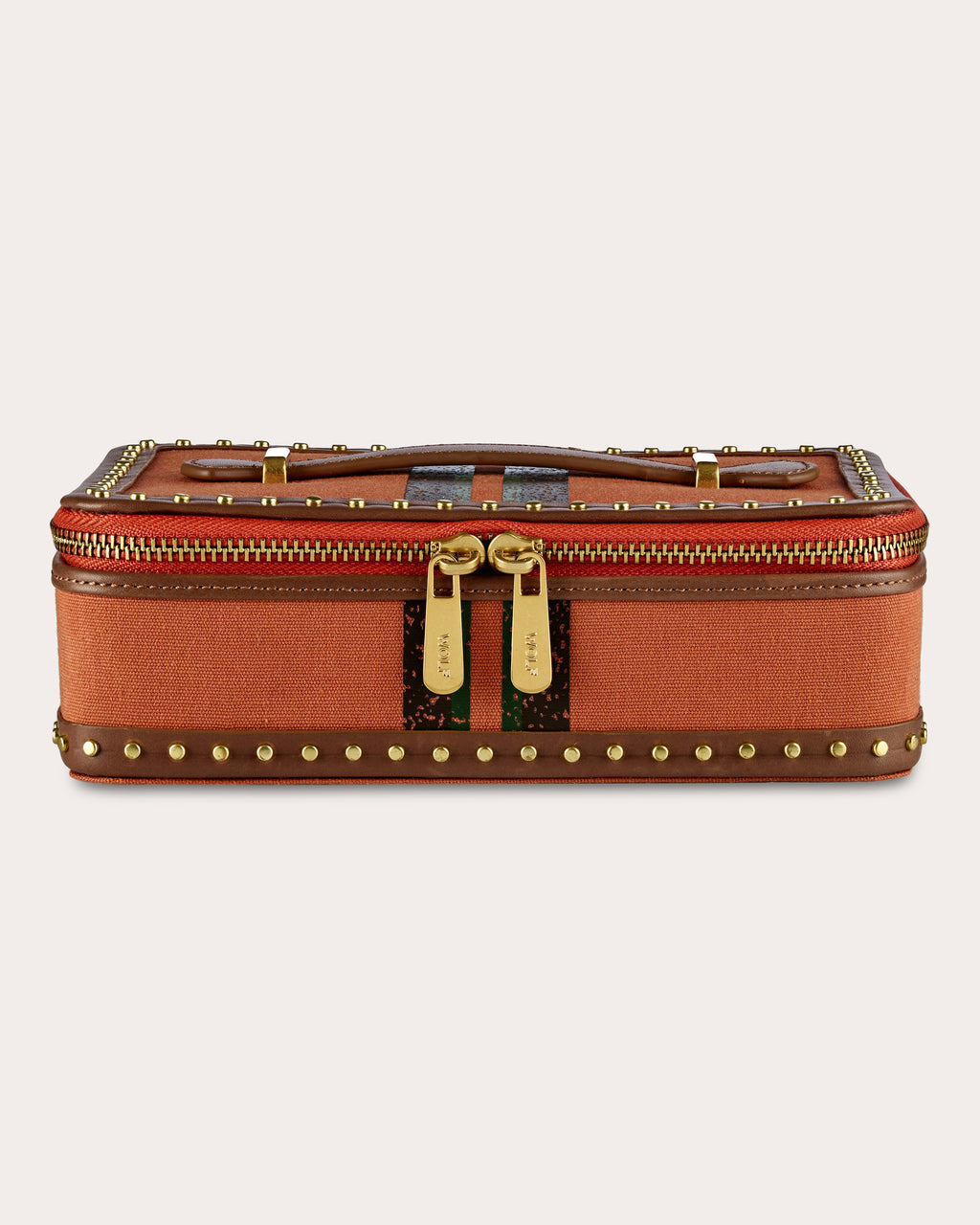 Ida Travel Zip Canvas Jewelry Case