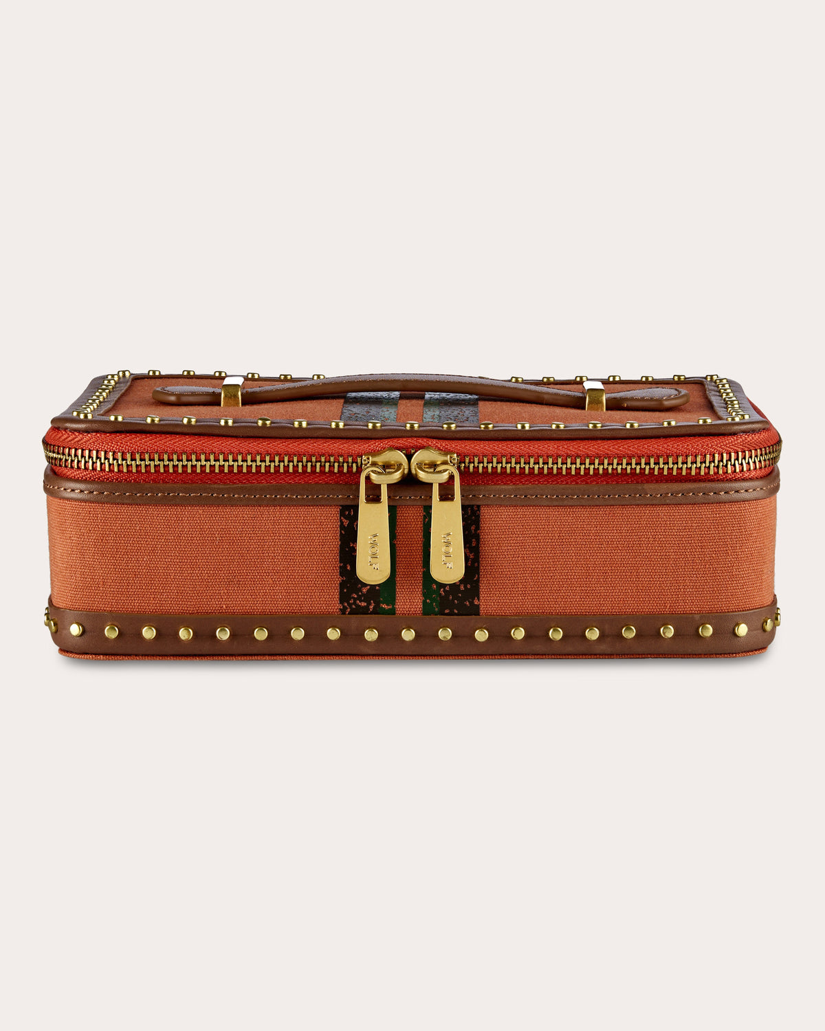 Ida Travel Zip Canvas Jewelry Case